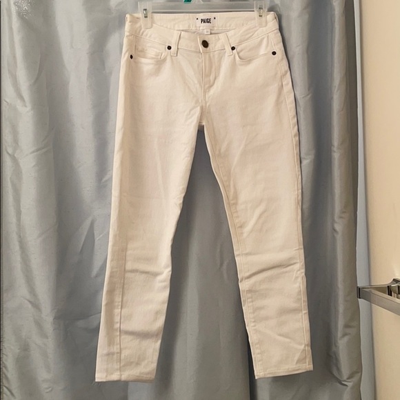 PAIGE WHITE JEANS - Picture 1 of 6